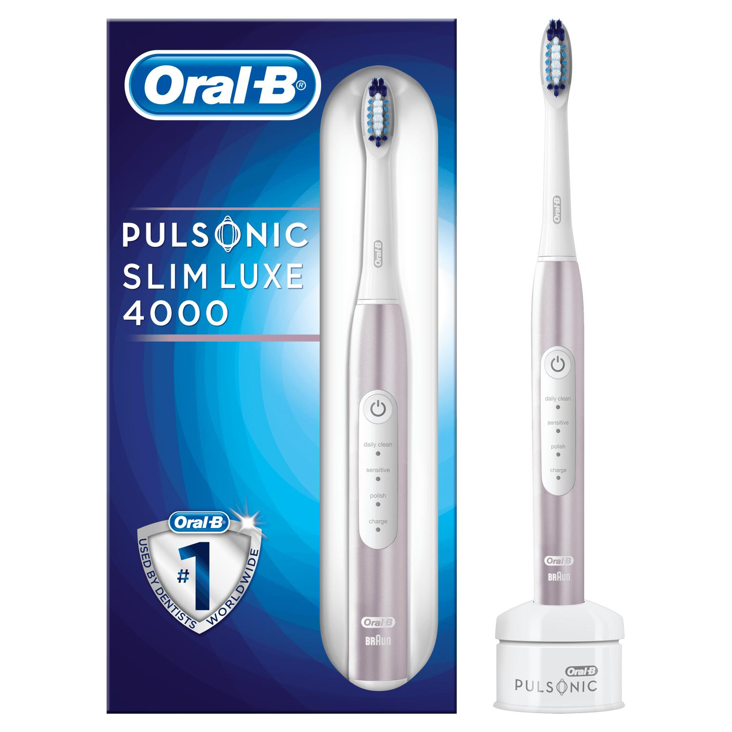 Oral-B Pulsonic Slim Luxe 4000 Elektrische Schallzahnbürste Für ...