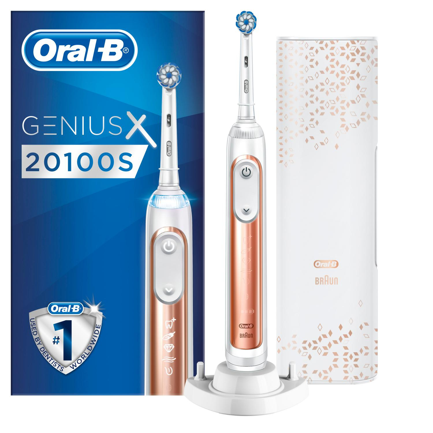 Oral-B Genius X 20100S Elektrische Zahnbürste, Mit Künstlicher ...