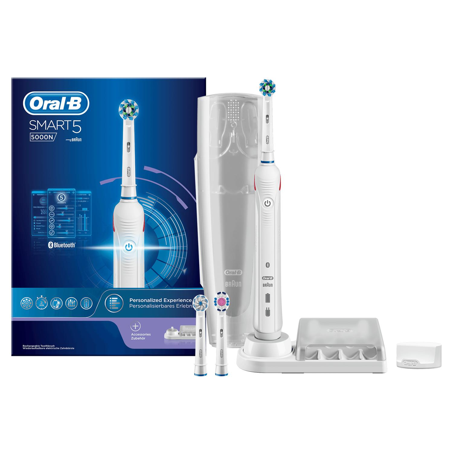 Oral-B Smart 5 5000N Elektrische Zahnbürste Mit Visueller ...