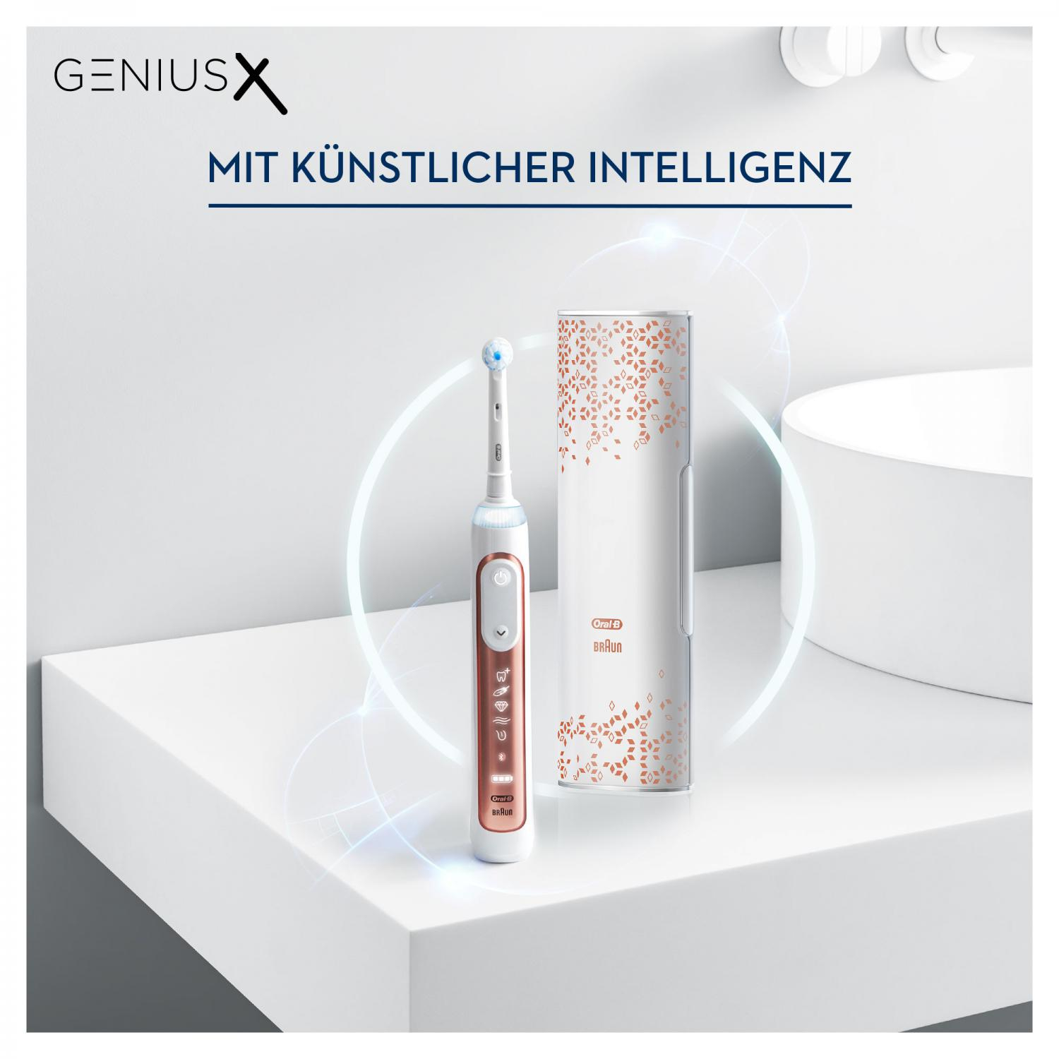 Oral-B Genius X 20100S Elektrische Zahnbürste, Mit Künstlicher ...