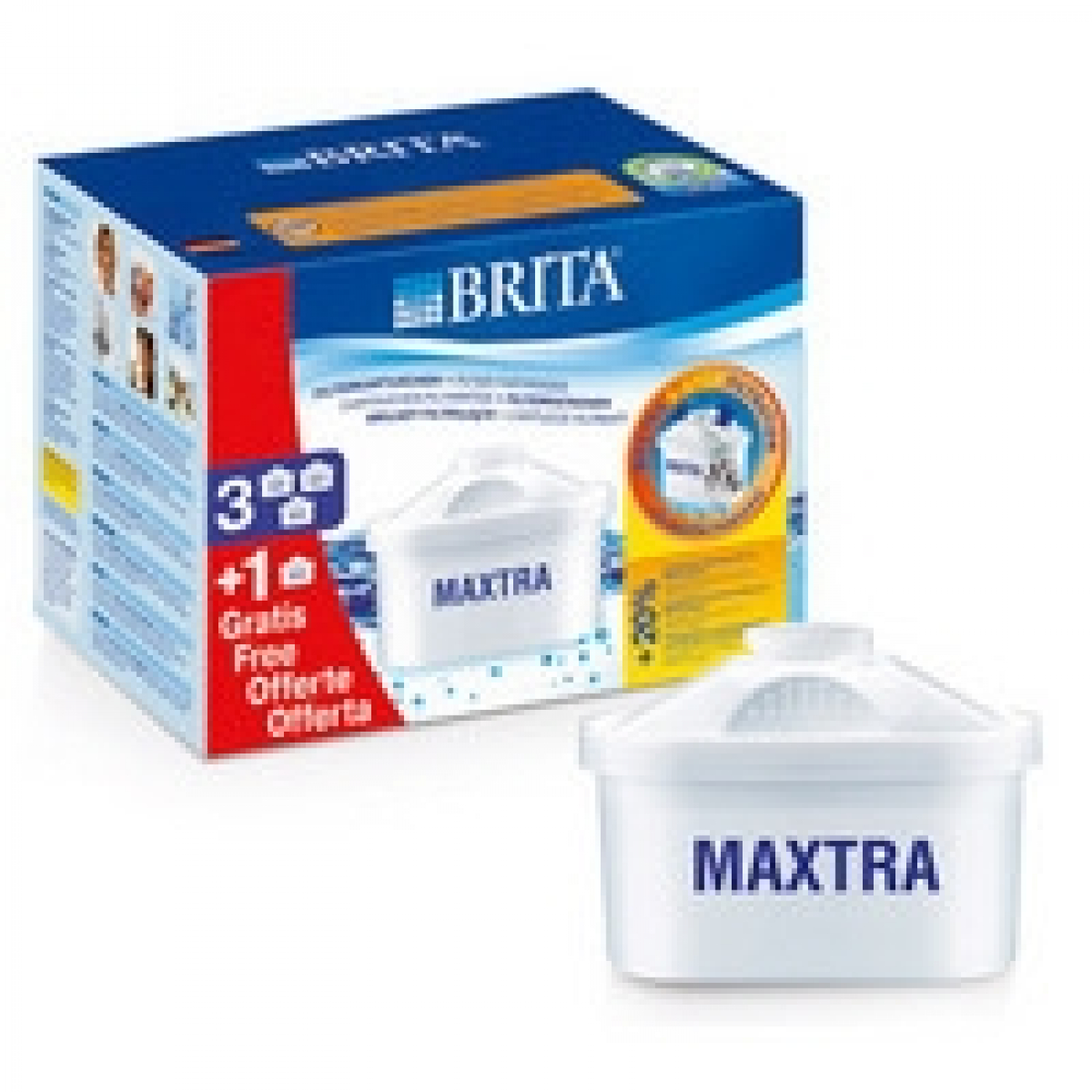 Brita Maxtra Kartuschen Pack 3+1 Wasserfilter / Wasserkartusche - Xenudo