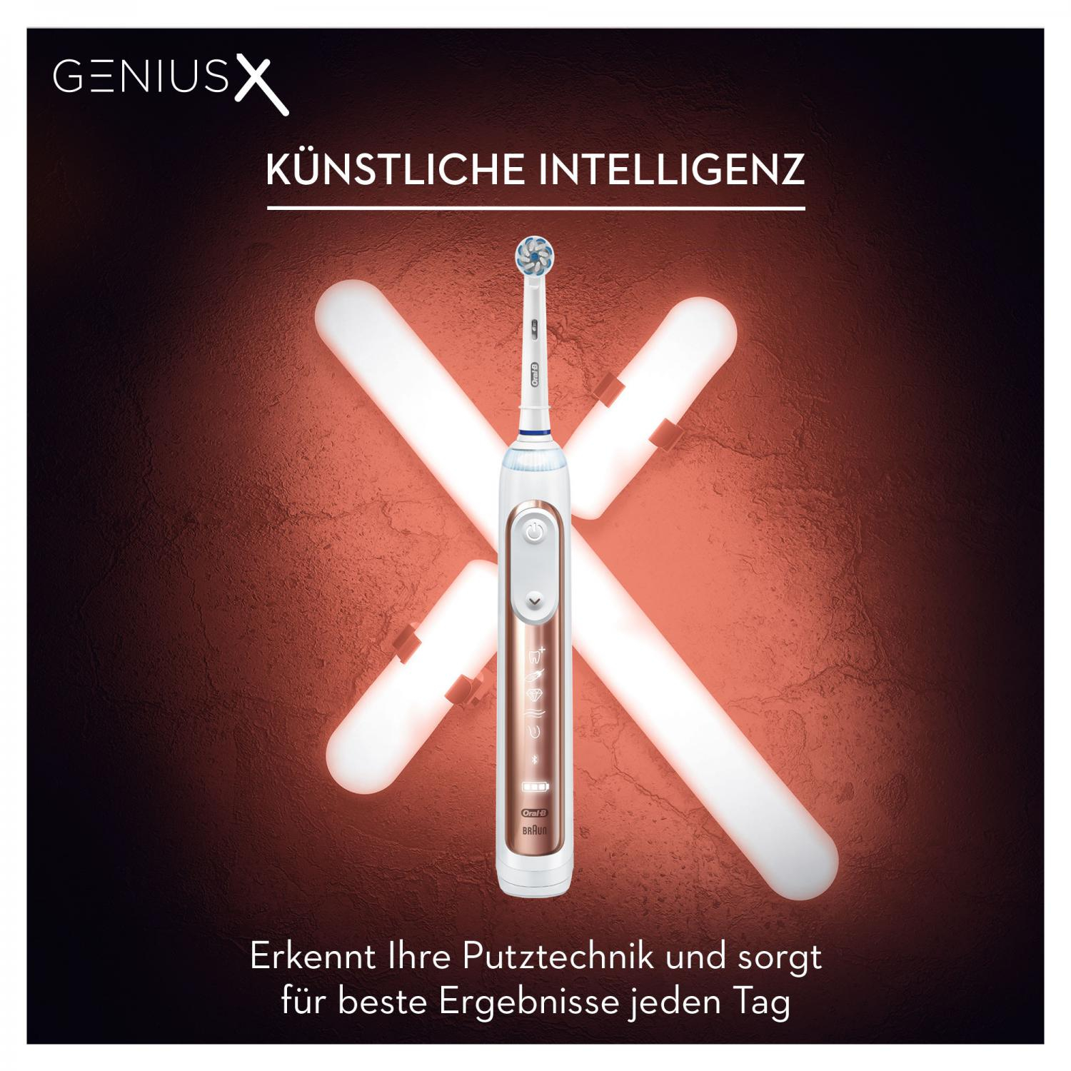 Oral B Genius X 20100s Elektrische Zahnbürste Mit Künstlicher Intelligenz Und Premium Lade 