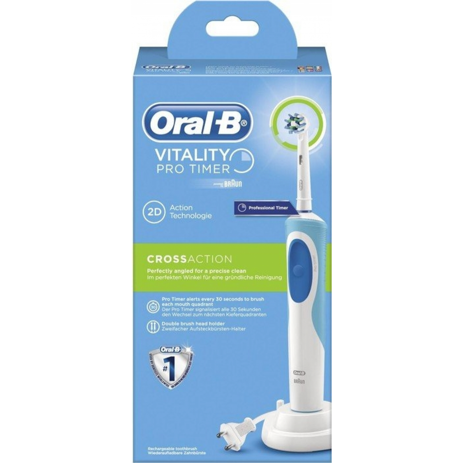 Oral-B Vitality Pro Timer D12.414 Elektrische Zahnbürste - Xenudo