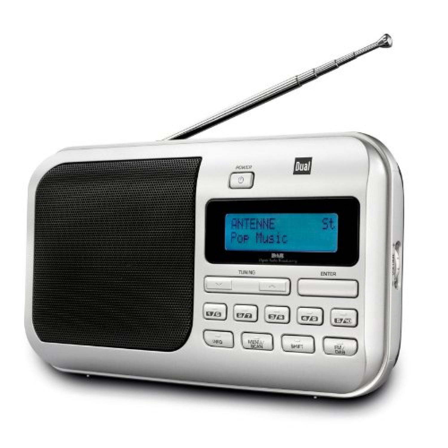 Dual DAB 4 DAB+ DAB FM Digitalradio silber Xenudo