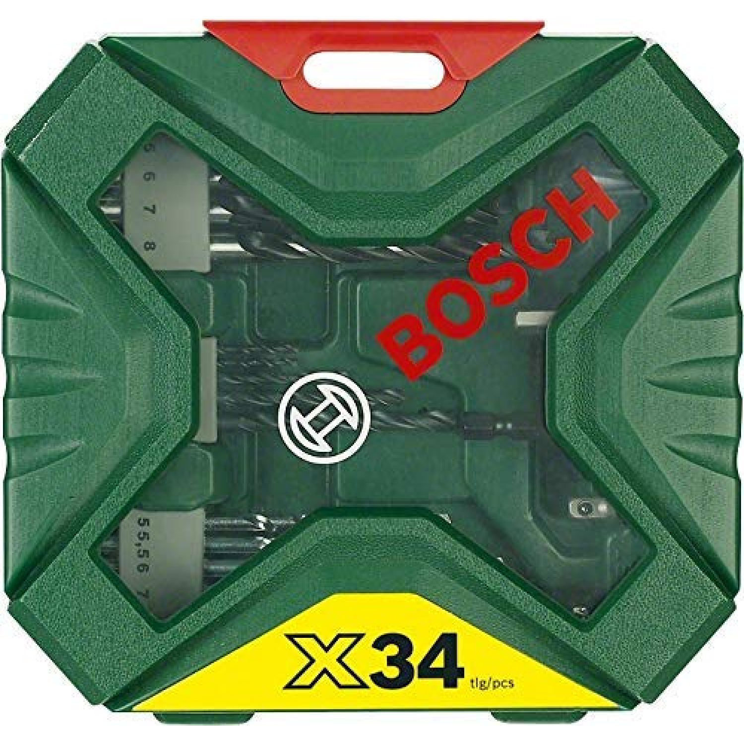 Bosch X-Line Classic Bit Set 34tlg. Schrauber und Bohrer Set 2607010608 ...