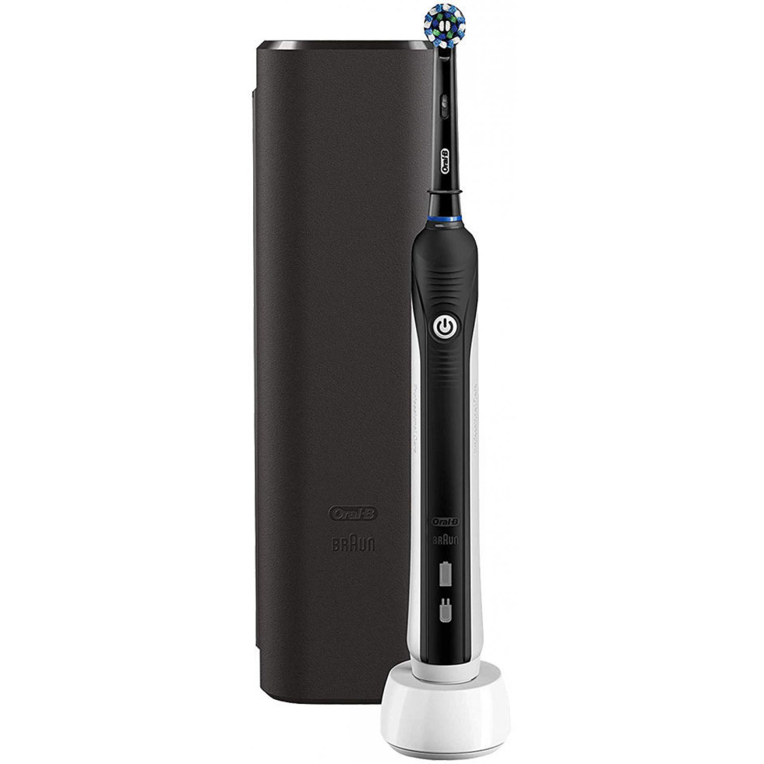 OralB Pro 2 2500 Black Edition incl. Travelcase elektrische Zahnbürste