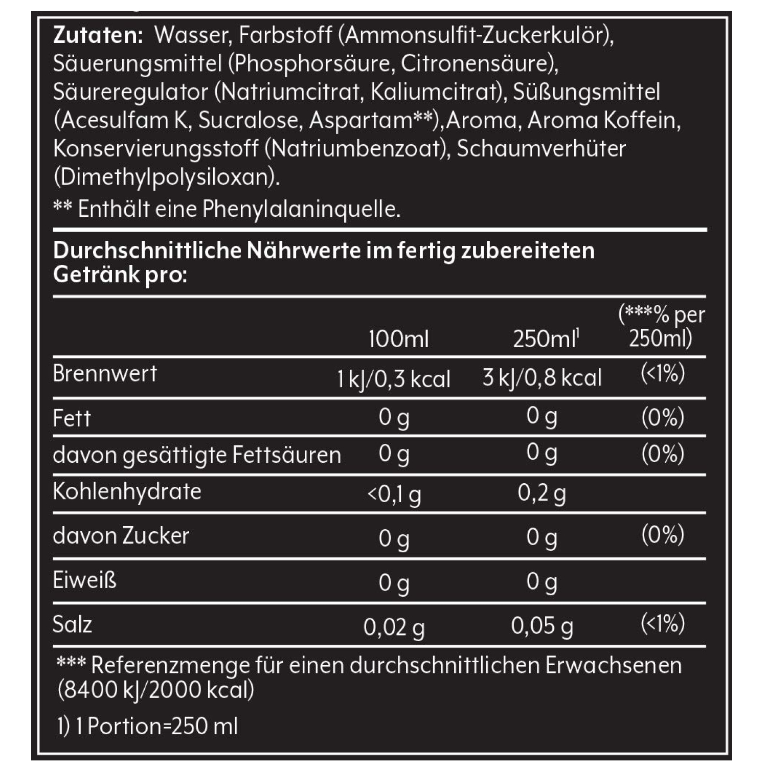 Sodastream Pepsi Zero Zucker Sirup Ml Xenudo