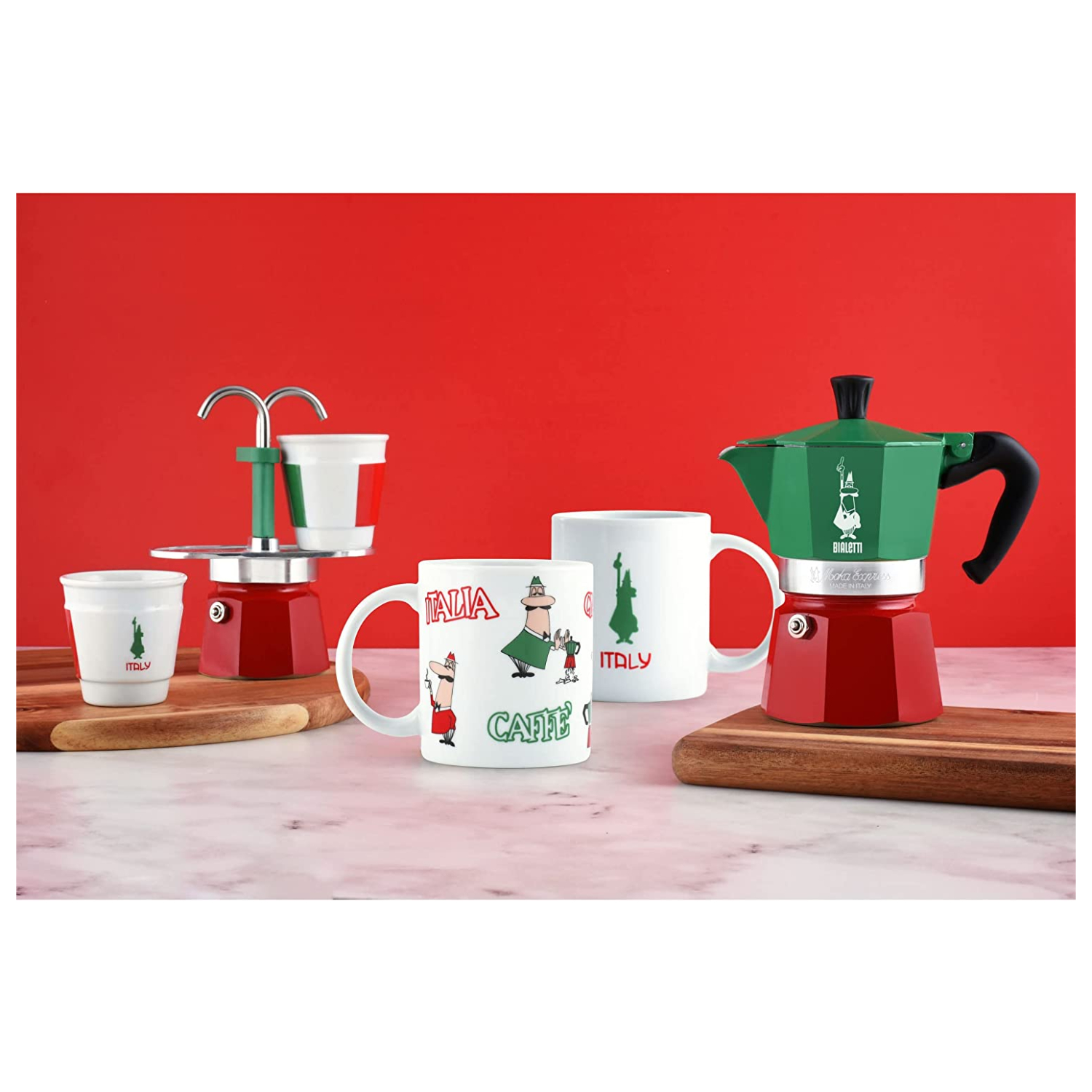 Bialetti La Mokina Tricolore Espressokocher Xenudo