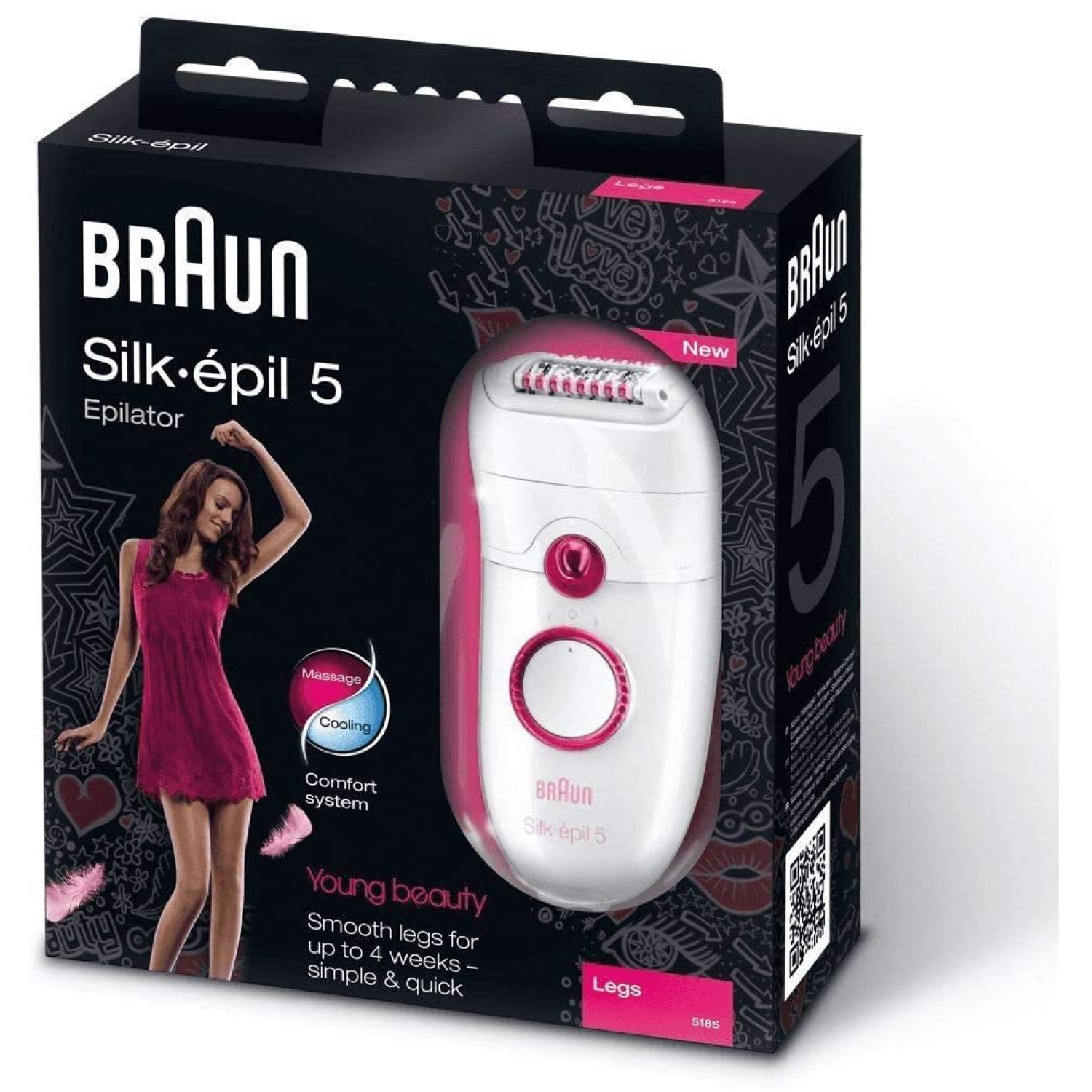 Braun Silk Épil 5185 Legs Epilierer Epilator Damenrasierer