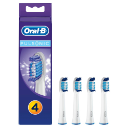 Oral-B Pulsonic Aufsteckbürsten, Passend für alle Oral-B Pulsonic Schallzahnbürsten, 4 Stück Oral-B Pulsonic Aufsteckbürsten, Passend für alle Oral-B Pulsonic Schallzahnbürsten, 4 Stück