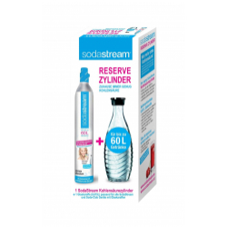 SodaStream Reservezylinder 60 L + 1 Glaskaraffe SodaStream Reservezylinder 60 L + 1 Glaskaraffe