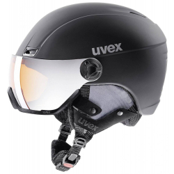 Uvex hlmt 400 visor style black mat Skihelm Uvex hlmt 400 visor style black mat Skihelm