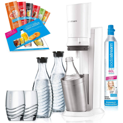 SodaStream Crystal 2.0 Promopack weiß Wassersprudler SodaStream Crystal 2.0 Promopack weiß Wassersprudler