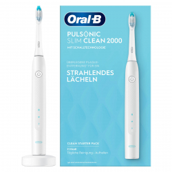 Oral-B Pulsonic Slim Clean 2000 White elektrische Schallzahnbürste Oral-B Pulsonic Slim Clean 2000 White elektrische Schallzahnbürste