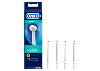 Oral-B WaterJet Aufsteckdüsen, Für eine gründliche Reinigung und Massage des Zahnfleisches, 4 Stück Oral-B WaterJet Aufsteckdüsen, Für eine gründliche Reinigung und Massage des Zahnfleisches, 4 Stück