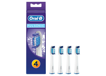 Oral-B Pulsonic Aufsteckbürsten, Passend für alle Oral-B Pulsonic Schallzahnbürsten, 4 Stück Oral-B Pulsonic Aufsteckbürsten, Passend für alle Oral-B Pulsonic Schallzahnbürsten, 4 Stück