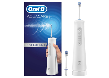 Oral-B AquaCare 6 Pro-Expert Kabellose Munddusche mit Oxyjet-Technologie Oral-B AquaCare 6 Pro-Expert Kabellose Munddusche mit Oxyjet-Technologie