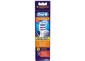 Oral-B TriZone Aufsteckbürsten, Mit innovativer 3-Zonen-Tiefenreinigung, 5 Stück Oral-B TriZone Aufsteckbürsten, Mit innovativer 3-Zonen-Tiefenreinigung, 5 Stück