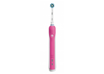Oral-B PRO 750 Pink Elektrische Zahnbürste Mit Reiseetui Oral-B PRO 750 Pink Elektrische Zahnbürste Mit Reiseetui