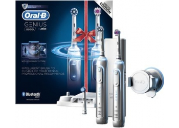 Oral-B Genius 8900 White Elektrische Zahnbürste Inkl. 2. Handstück Oral-B Genius 8900 White Elektrische Zahnbürste Inkl. 2. Handstück