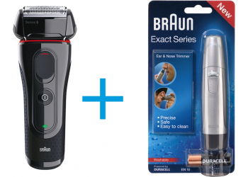 Braun Series 5 5030S Herrenrasierer Incl. Braun EN 10 Trimmer Braun Series 5 5030S Herrenrasierer Incl. Braun EN 10 Trimmer