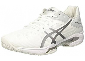 Asics GEL-Solution Speed 3 Clay-White/Silver Tennisschuhe Asics GEL-Solution Speed 3 Clay-White/Silver Tennisschuhe