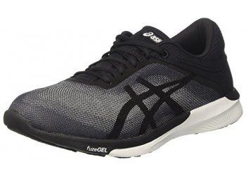 Asics FuzeX Rush Grau/Schwarz Laufschuhe Asics FuzeX Rush Grau/Schwarz Laufschuhe