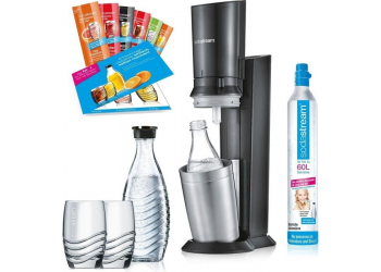 SodaStream Crystal 2.0 Promopack Titan Wassersprudler SodaStream Crystal 2.0 Promopack Titan Wassersprudler