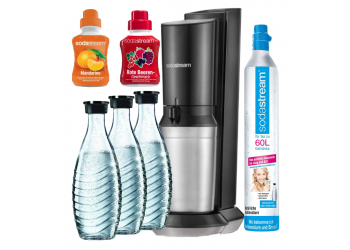 SodaStream Crystal Super Spar Pack Titan/Silver Wassersprudler SodaStream Crystal Super Spar Pack Titan/Silver Wassersprudler