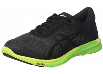 Asics FuzeX Rush Carbon/Black/Safety Yellow Laufschuhe EU Gr. 42,5 (8) Asics FuzeX Rush Carbon/Black/Safety Yellow Laufschuhe EU Gr. 42,5 (8)