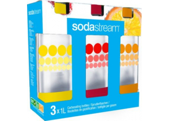 SodaStream PET Flasche 1 ltr. 3er Pack bunt SodaStream PET Flasche 1 ltr. 3er Pack bunt