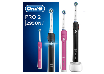Oral-B Pro 2950N Cross Action inkl. 2. Handstück Elektrische Zahnbürste Oral-B Pro 2950N Cross Action inkl. 2. Handstück Elektrische Zahnbürste