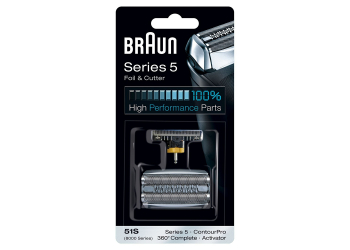 Braun Kombipack 51S Silber NEW Scherfolie + Schermesser Braun Kombipack 51S Silber NEW Scherfolie + Schermesser