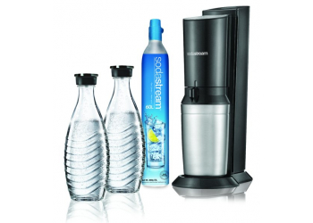 SodaStream Crystal 2.0 black Wassersprudler inkl 2 Glaskaraffen SodaStream Crystal 2.0 black Wassersprudler inkl 2 Glaskaraffen