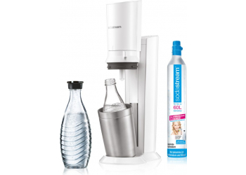 SodaStream Crystal 2.0 white inkl. 2. Glaskaraffe Wassersprudler SodaStream Crystal 2.0 white inkl. 2. Glaskaraffe Wassersprudler