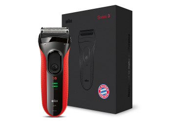 Braun Series 3 3030s black/red Herrenrasierer Bayern München Edition Braun Series 3 3030s black/red Herrenrasierer Bayern München Edition