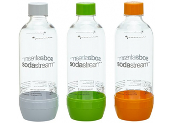 SodaStream PET Flaschen SET 1L 2+1 Orange, Weiß, Grün SodaStream PET Flaschen SET 1L 2+1 Orange, Weiß, Grün