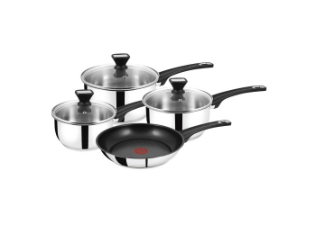 Tefal Jamie Oliver 4-tlg. antihaftbeschichtetes Kochgeschirr-Set Tefal Jamie Oliver 4-tlg. antihaftbeschichtetes Kochgeschirr-Set