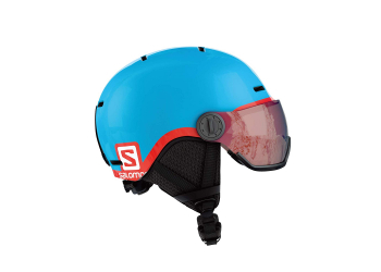 Salomon Grom Visior blau L39916100 Kinder Skihelm Salomon Grom Visior blau L39916100 Kinder Skihelm