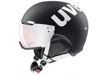 Uvex hlmt 500 visor black-white mat Skihelm Uvex hlmt 500 visor black-white mat Skihelm
