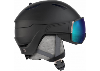 Salomon Mirage S black/rose Gold/Univ Skihelm Salomon Mirage S black/rose Gold/Univ Skihelm