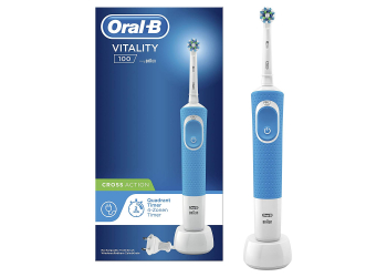 Oral-B Vitality 100 CrossAction blue elektrische Zahnbürste Oral-B Vitality 100 CrossAction blue elektrische Zahnbürste
