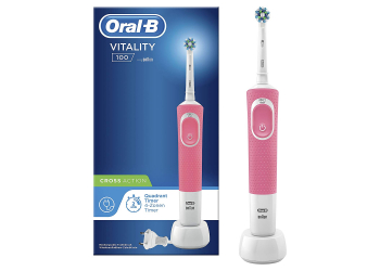 Oral-B Vitality 100 CrossAction pink BOX elektrische Zahnbürste Oral-B Vitality 100 CrossAction pink BOX elektrische Zahnbürste