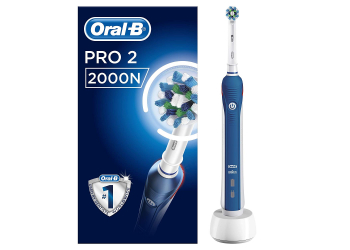 Oral-B Pro 2 2000N Cross Action blue elektrische Zahnbürste Oral-B Pro 2 2000N Cross Action blue elektrische Zahnbürste