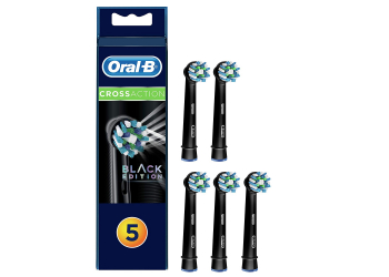 Oral-B CrossAction EB 50 5er Black Edition Ersatzbürsten Oral-B CrossAction EB 50 5er Black Edition Ersatzbürsten