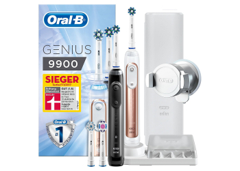 Oral-B Genius 9900 + 2. Handteil black/rose Elektrische Zahnbürste Oral-B Genius 9900 + 2. Handteil black/rose Elektrische Zahnbürste