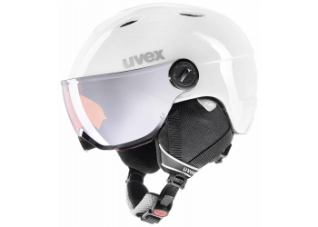 Uvex jun.vis.pro white-red mat Kinder Skihelm 52-54 cm Uvex jun.vis.pro white-red mat Kinder Skihelm 52-54 cm