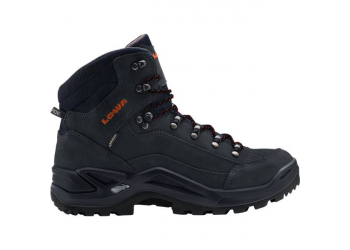 Lowa Renegade GTX Mid Navy/ Orange Wanderschuhe EU Gr. 42 Lowa Renegade GTX Mid Navy/ Orange Wanderschuhe EU Gr. 42