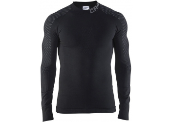 Craft Warm Intensity CN / LS M Bl/granite Funktionsshirt S Craft Warm Intensity CN / LS M Bl/granite Funktionsshirt S