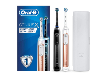 Oral-B Genius X 20900 Duo black/rosegold elektrische Zahnbürste Oral-B Genius X 20900 Duo black/rosegold elektrische Zahnbürste